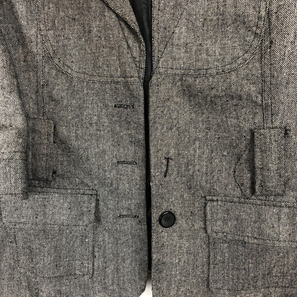 Luii womens Blazer Size XL jacket Grey 3/4 Sleeve career work office wear - Picture 4 of 6